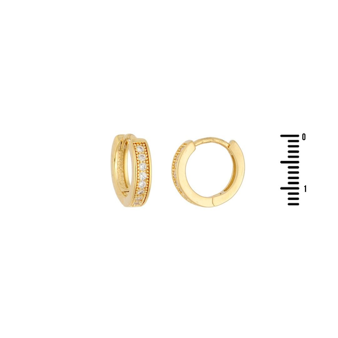 Argola Articulada Zircônias