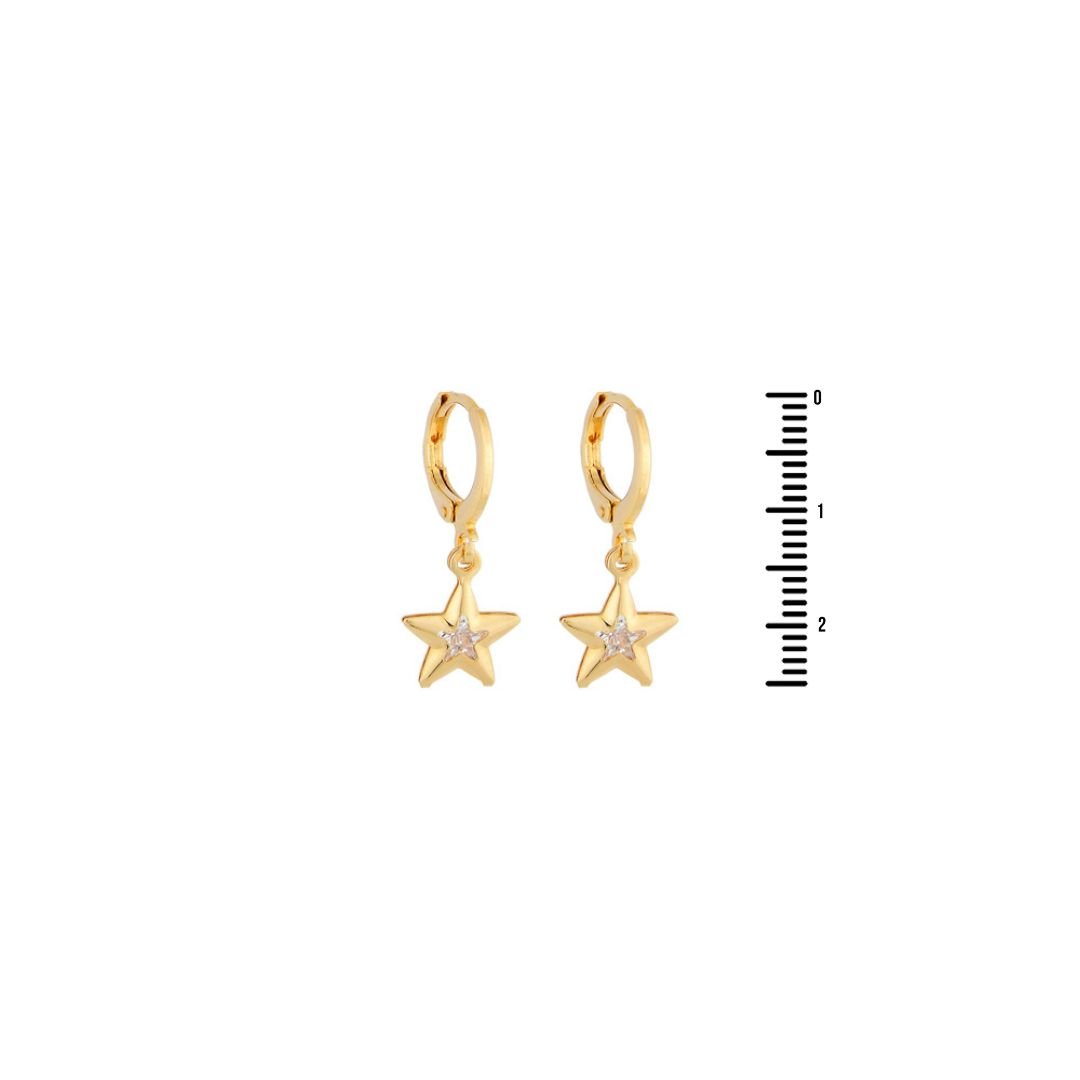 Brinco Algema Estrela Zircônia