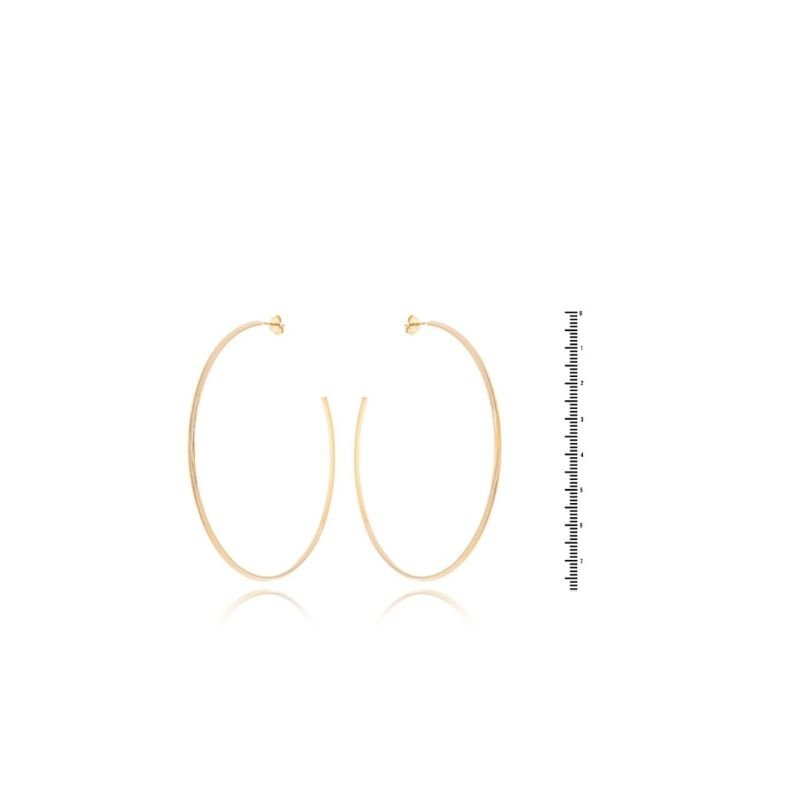 Brinco Argola Fio ½ cana Com Pino