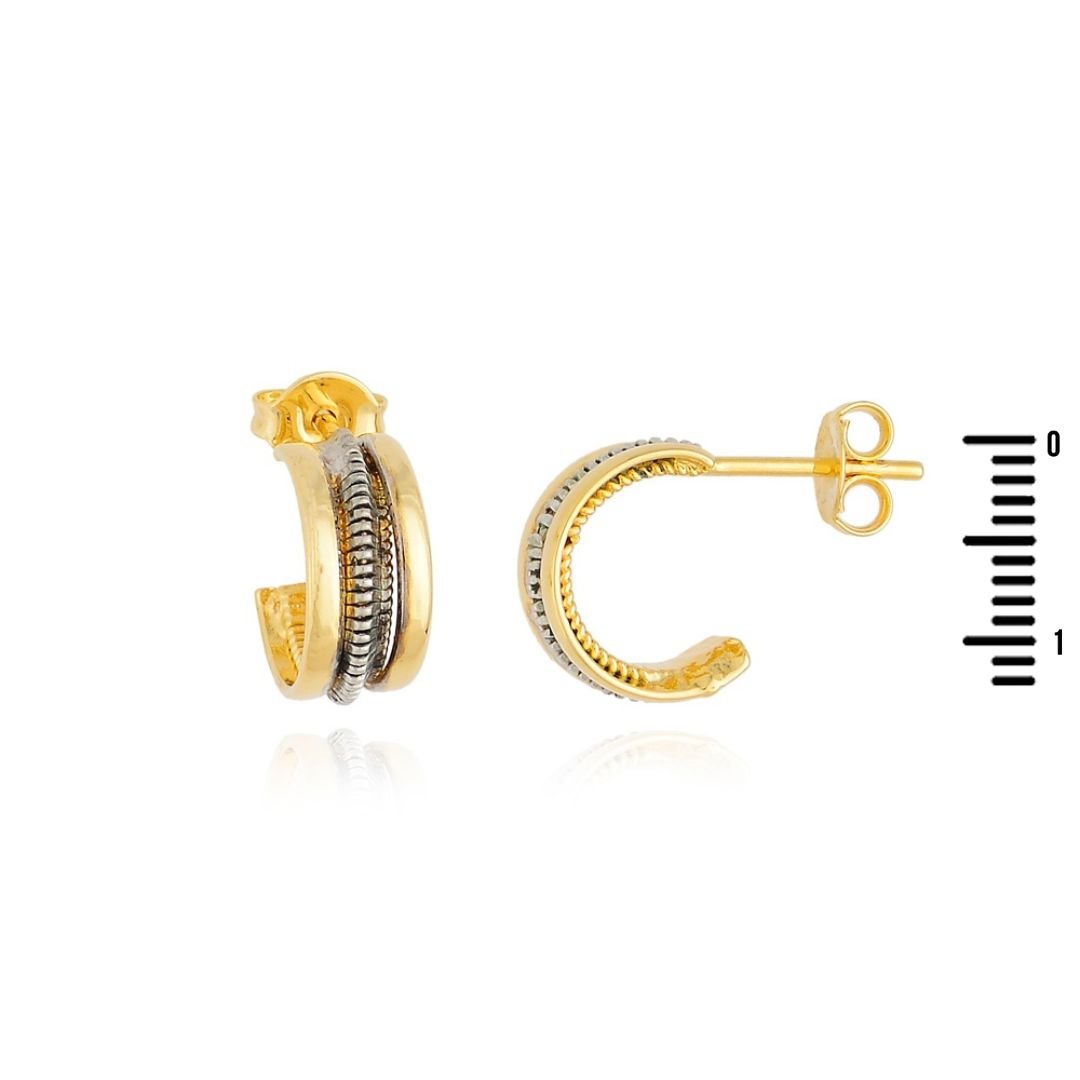 Brinco Argola Rodinado