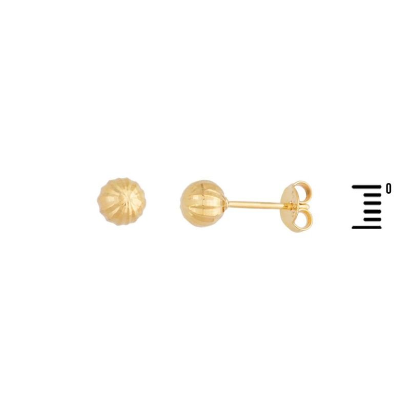 Brinco Bola Diamantada