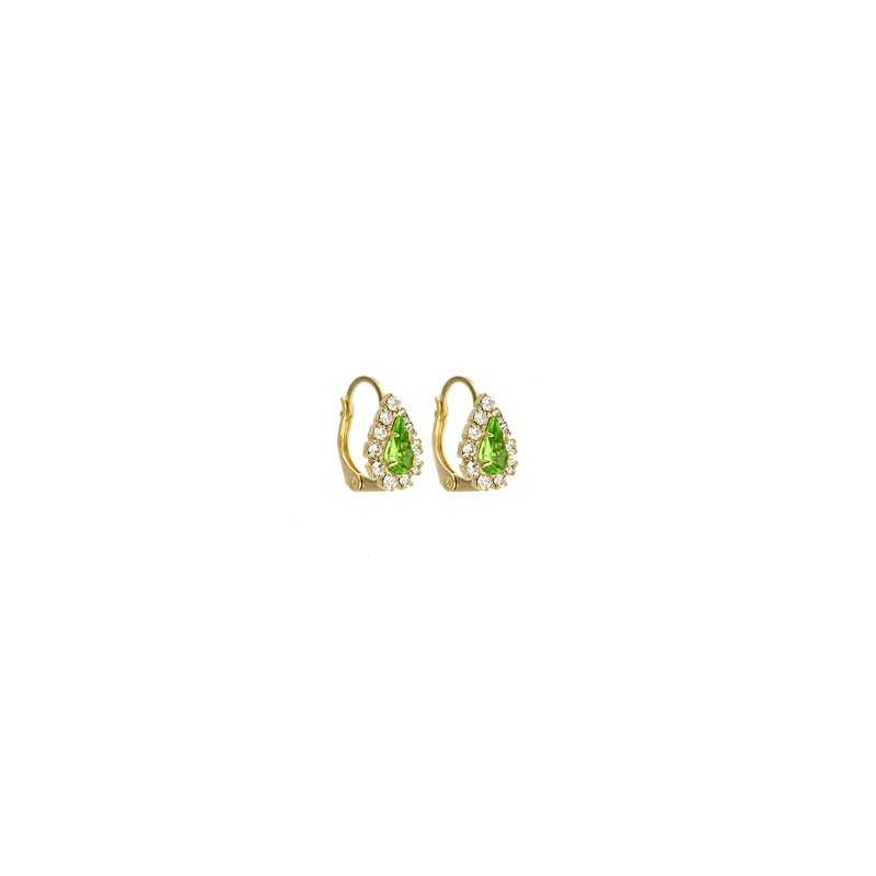 Brinco Strass Gota