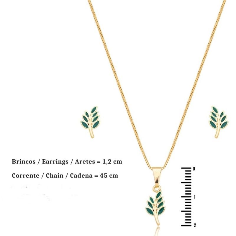 Conjunto Folha Acácia