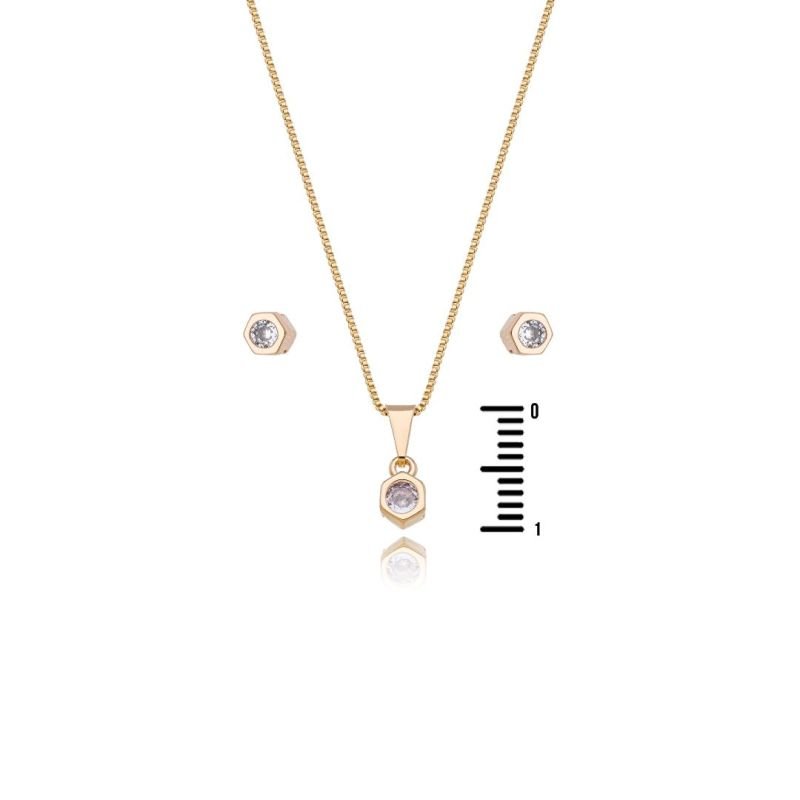 Conjunto Losango Zircônia